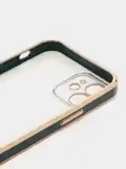 Зеленый чехол силиконовый для iPhone 12