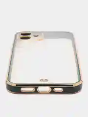 Зеленый чехол силиконовый для iPhone 12