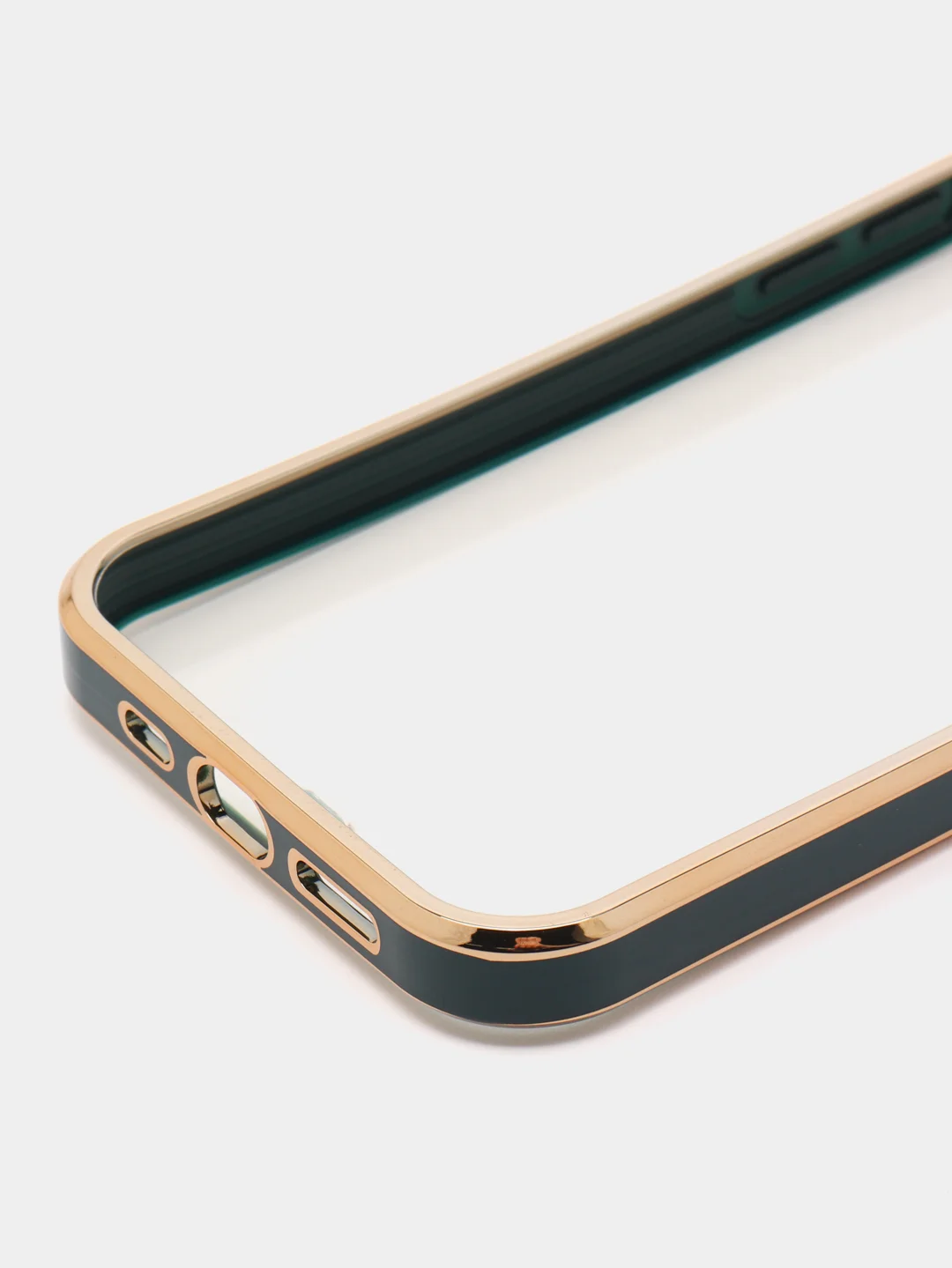 Зеленый чехол силиконовый для iPhone 12