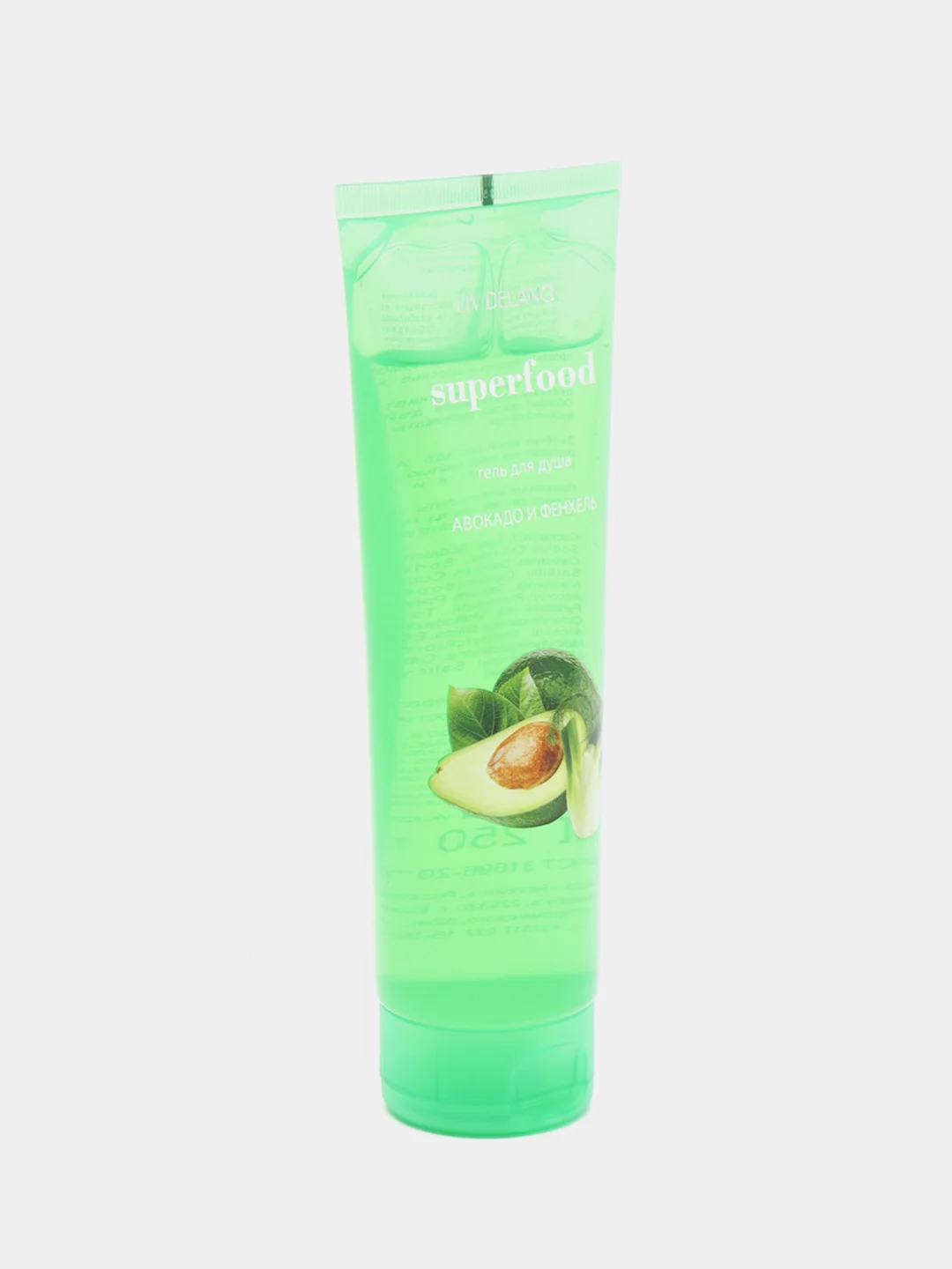 Liv Delano Гель для душа АВОКАДО И ФЕНХЕЛЬ, "SUPERFOOD"  250мл