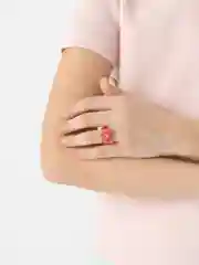 Красный кольцо детское "Бабочка"