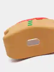 Коричневый чехол для кейса AirPods 2 Case, объемный, 3D, ударопрочный, силиконовый