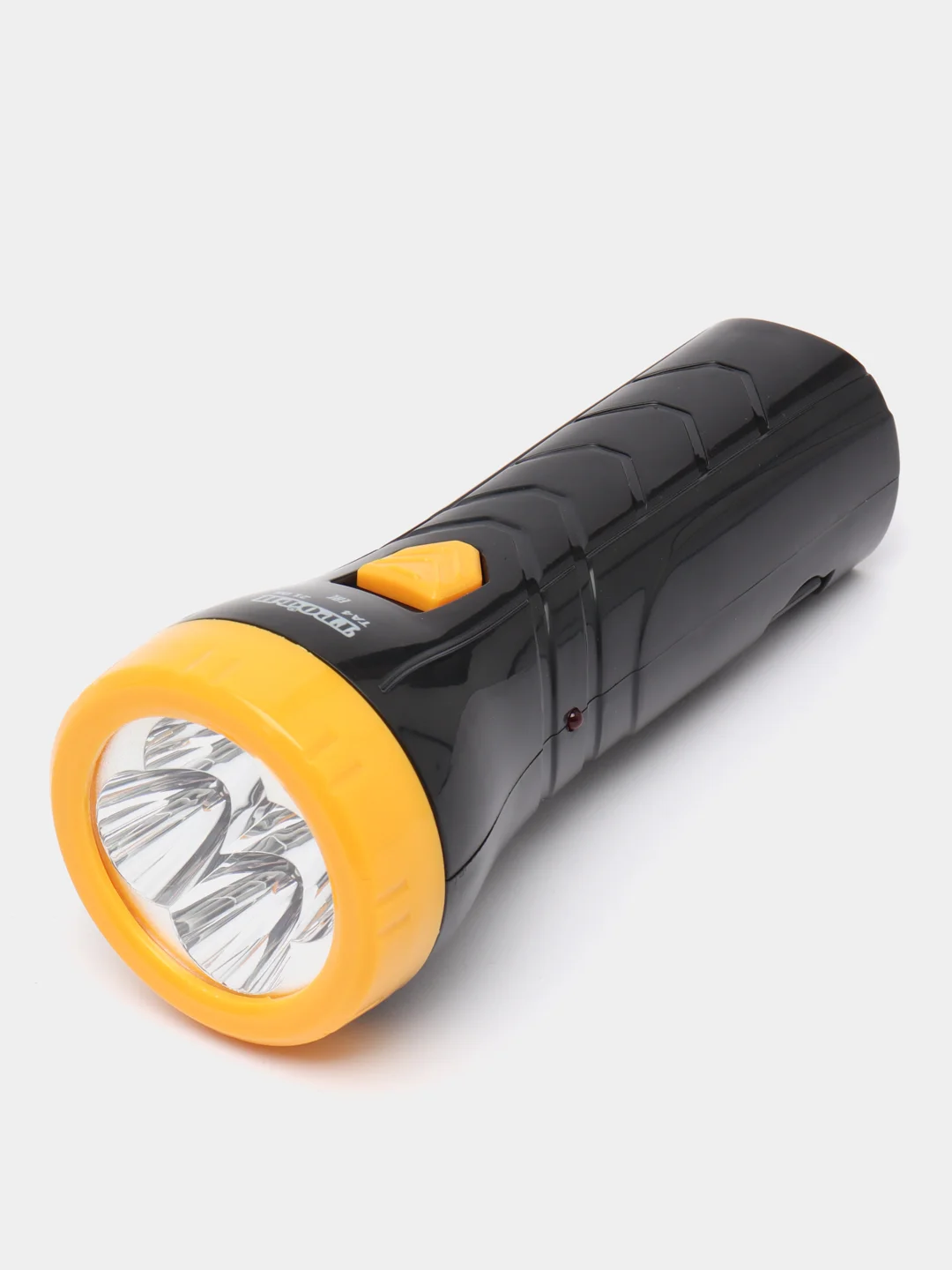 Аккумуляторный фонарь ручной ТРОФИ TA4, 4V, 0.5Ah, 4св/д, черный пластик, 2 режима, 220V