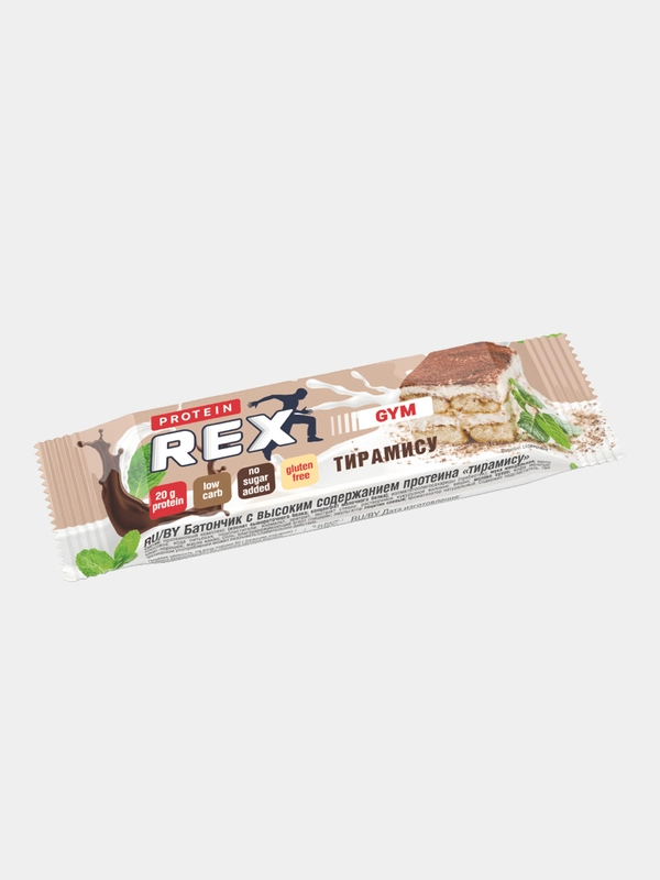 Протеиновый батончик ProteinRex GYM, без сахара, тирамису, 60 г