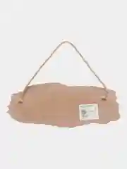 Белый ключница настенная деревянная