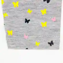 Серый меланж легинсы для девочки, цветные