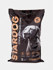 STARDOG, Корм с говядиной 3 кг для собак средних и крупных пород