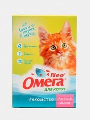 Лакомство Омега Neo витамины "Веселый малыш" для котят, с таурином, 60 таб., 60 г