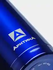 Синий термос для чая 1 литр Арктика, с узким горлом