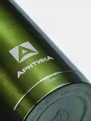 Зеленый термос для чая 1 литр Арктика, с узким горлом