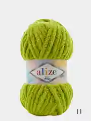 Лесной зеленый пряжа Alize Softy mega (Ализе софти мега), 100 г, 70 м