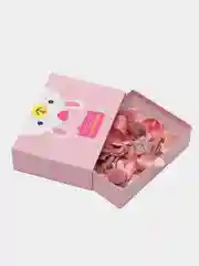 Кораллово-розовый набор детских заколок и резинок