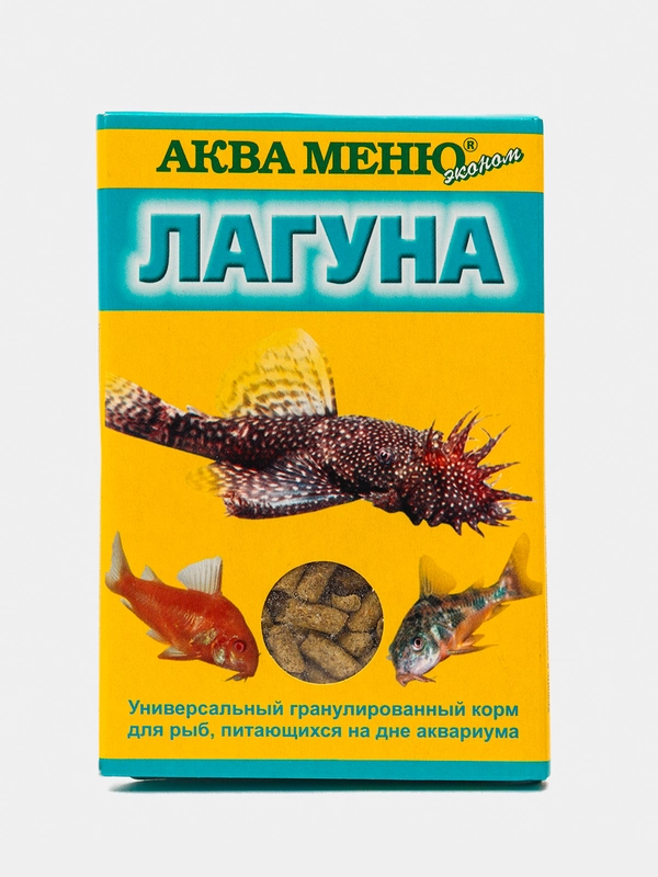 Корм для рыб АКВА МЕНЮ ЛАГУНА, ежедневный корм для донных рыб, 35 NEW