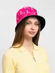 Розовый панама двусторонняя