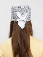Прозрачный хлопковый платок, бандана