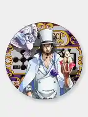 Белый пин на булавке по аниме "One Piece", 58 мм mg