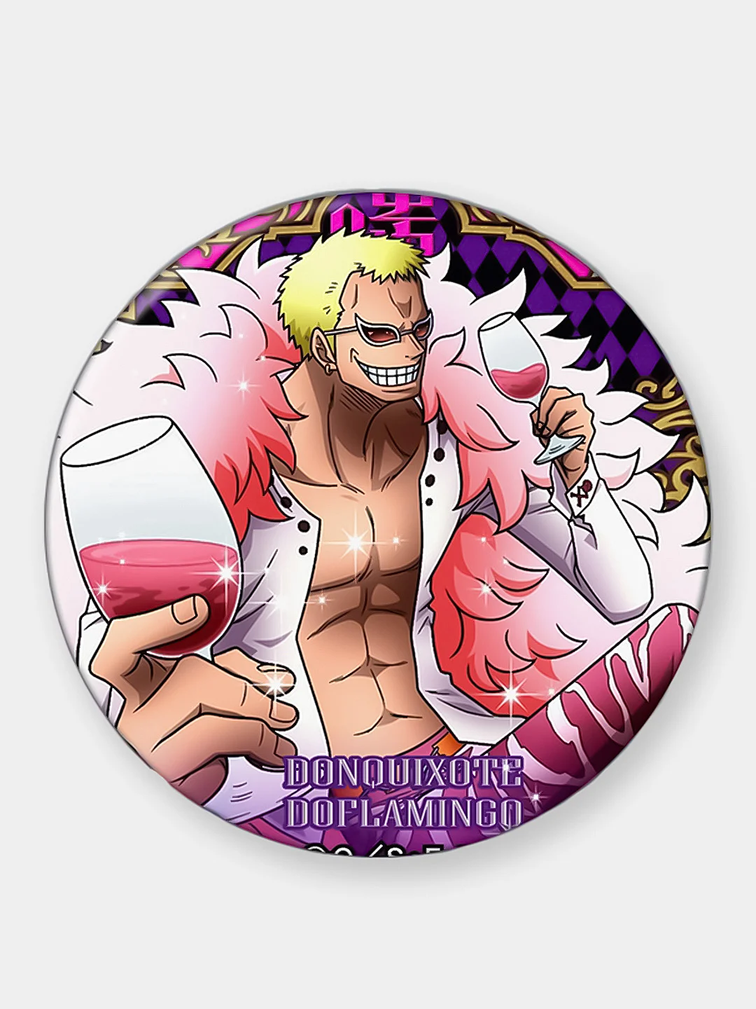 Коралловый меланж пин на булавке по аниме "One Piece", 58 мм mg