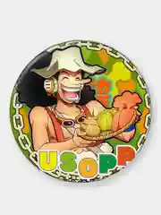 Лесной зеленый пин на булавке по аниме "One Piece", 58 мм mg
