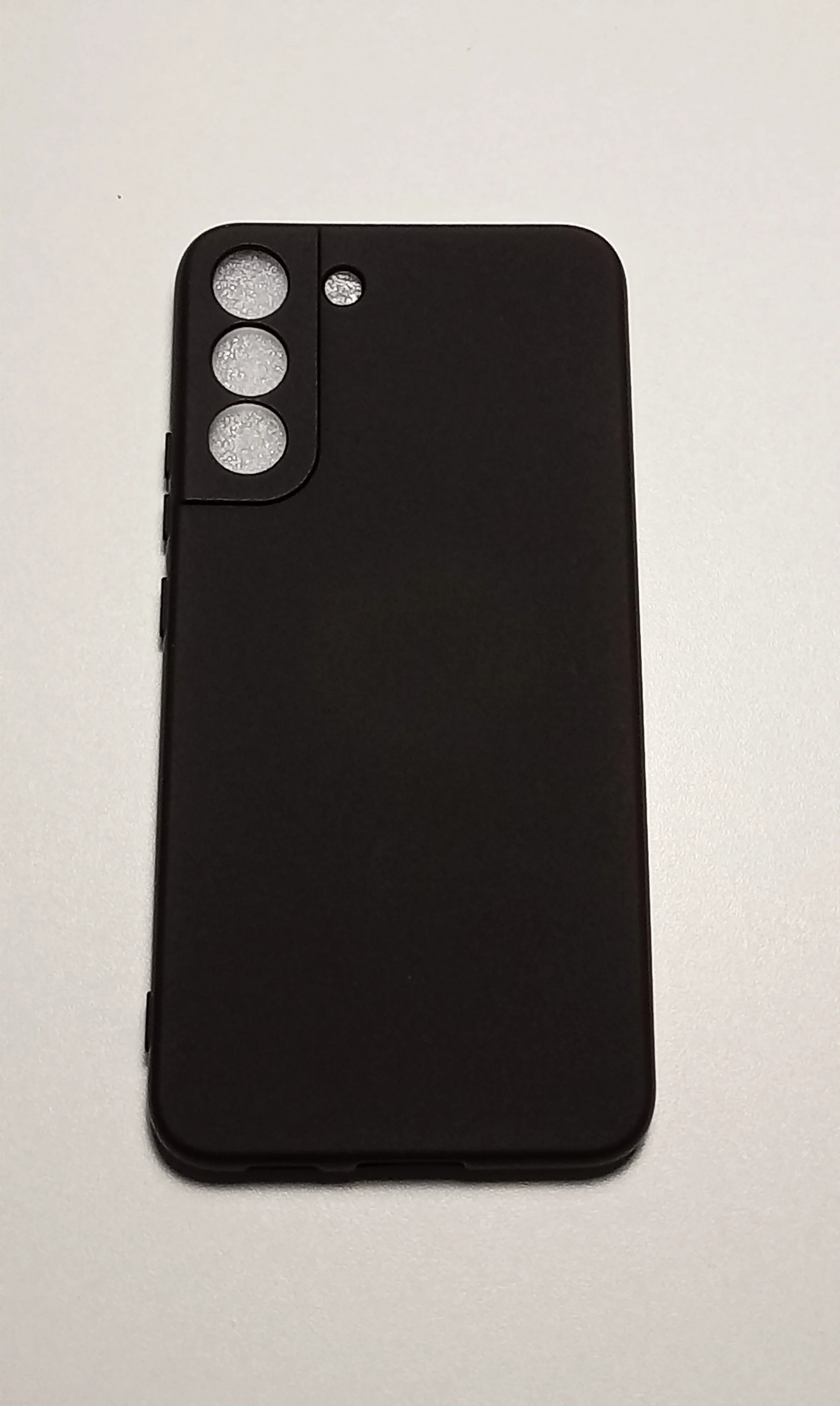 Черный чехол с бархатом внутри для Samsung S22 plus / S22+