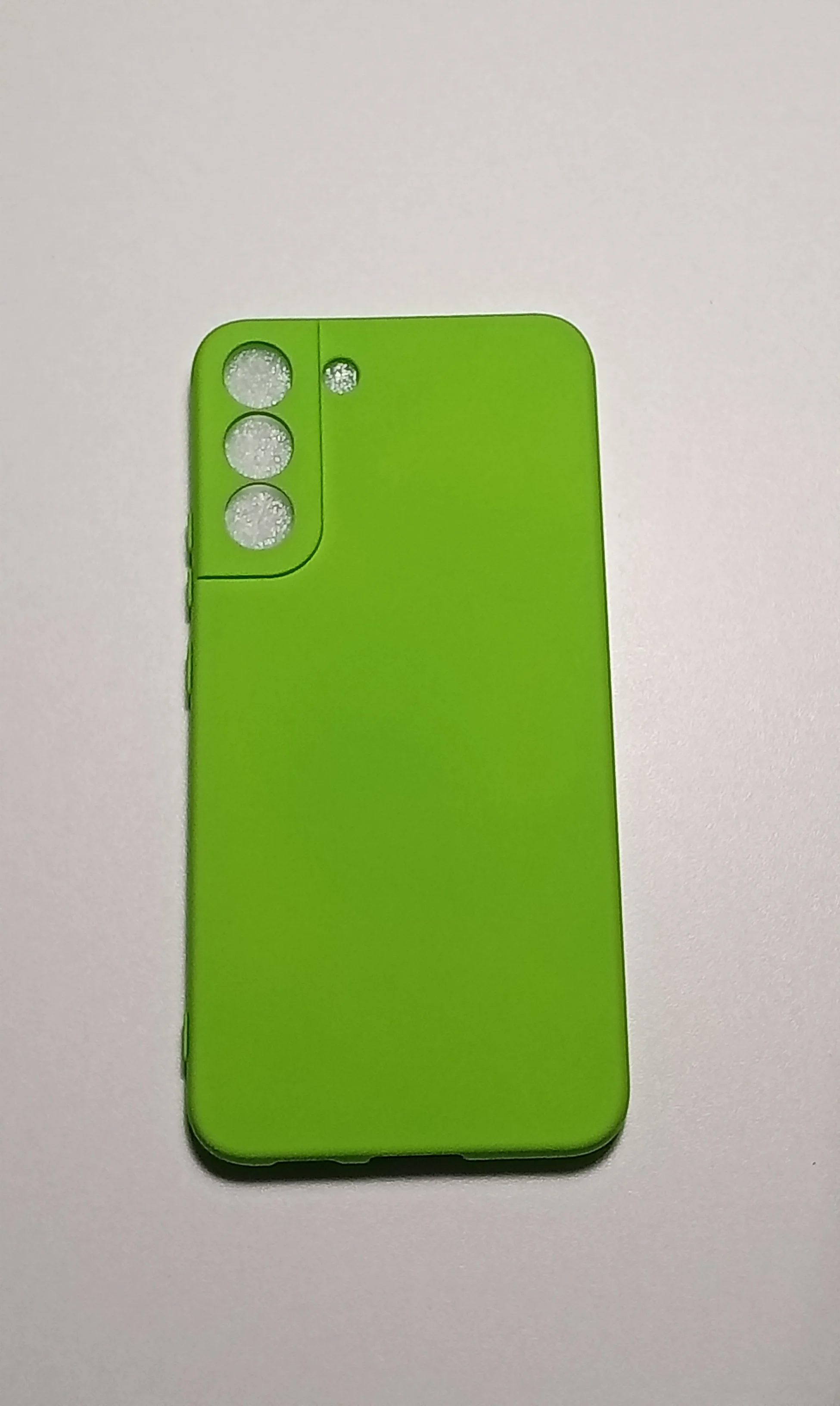 Лесной зеленый чехол с бархатом внутри для Samsung S22 plus / S22+