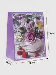 Пакет подарочный, на 8 марта, 3 штуки, 18 х 23 х 10 см