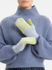 Варежки детские шерстяные с рисунком
