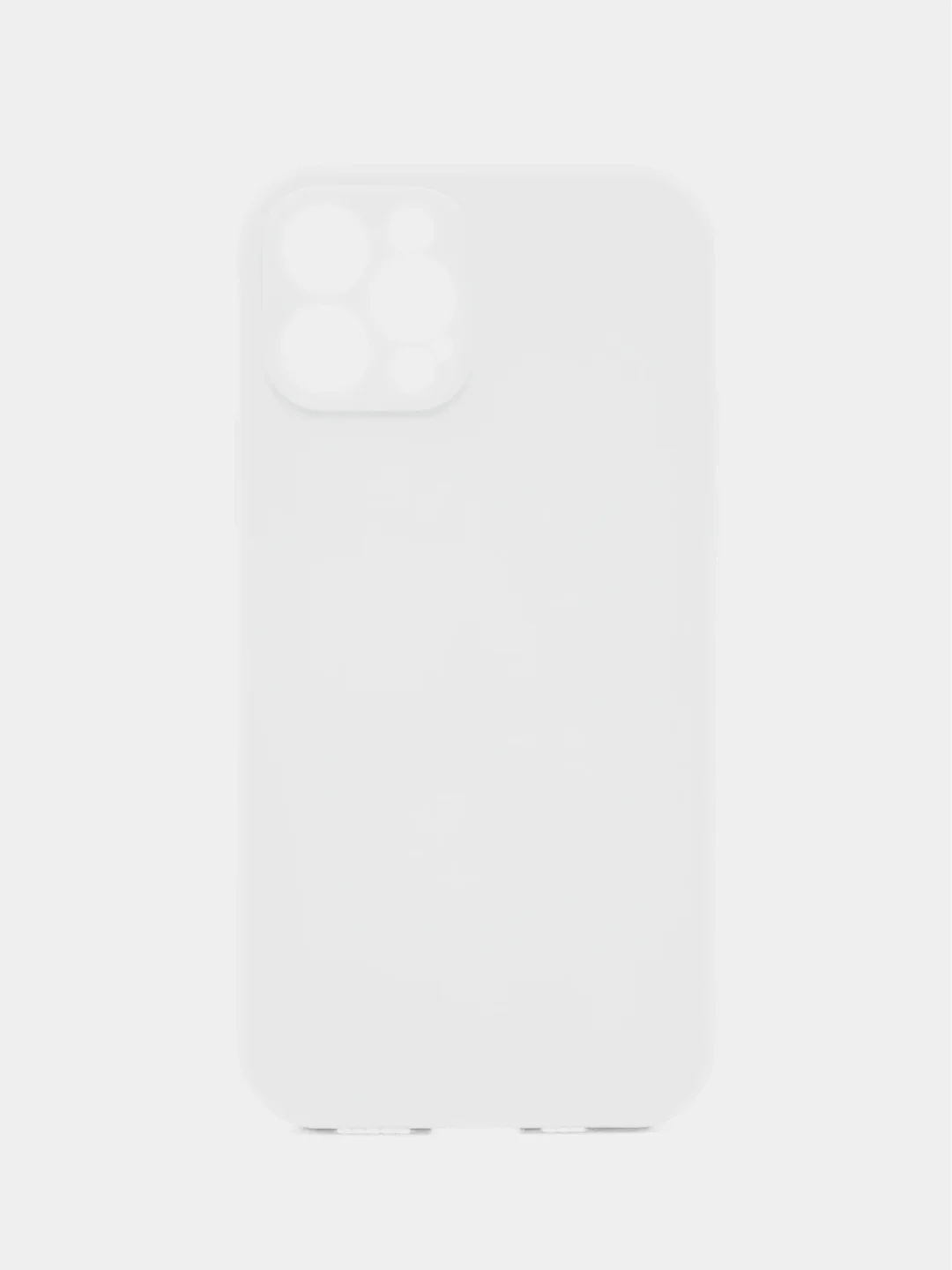 Белый чехол Silicone Case для iPhone 12, 12 Pro, Max, 12 mini, 13, 13 Pro, Max с защитой камеры