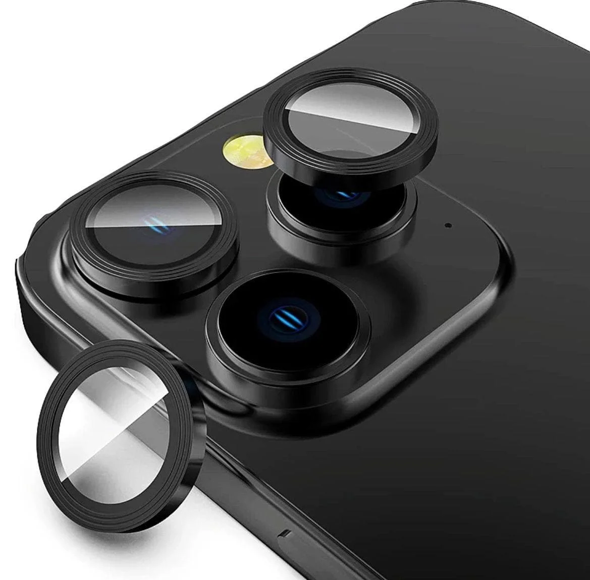 Угольный защитные линзы на камеру iPhone 11/11 Pro Max/12 mini/12/12 Pro/12 Pro Max/13/13 Pro/13 Pro Max/14