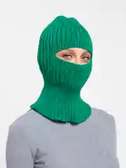 Зеленый балаклава женская