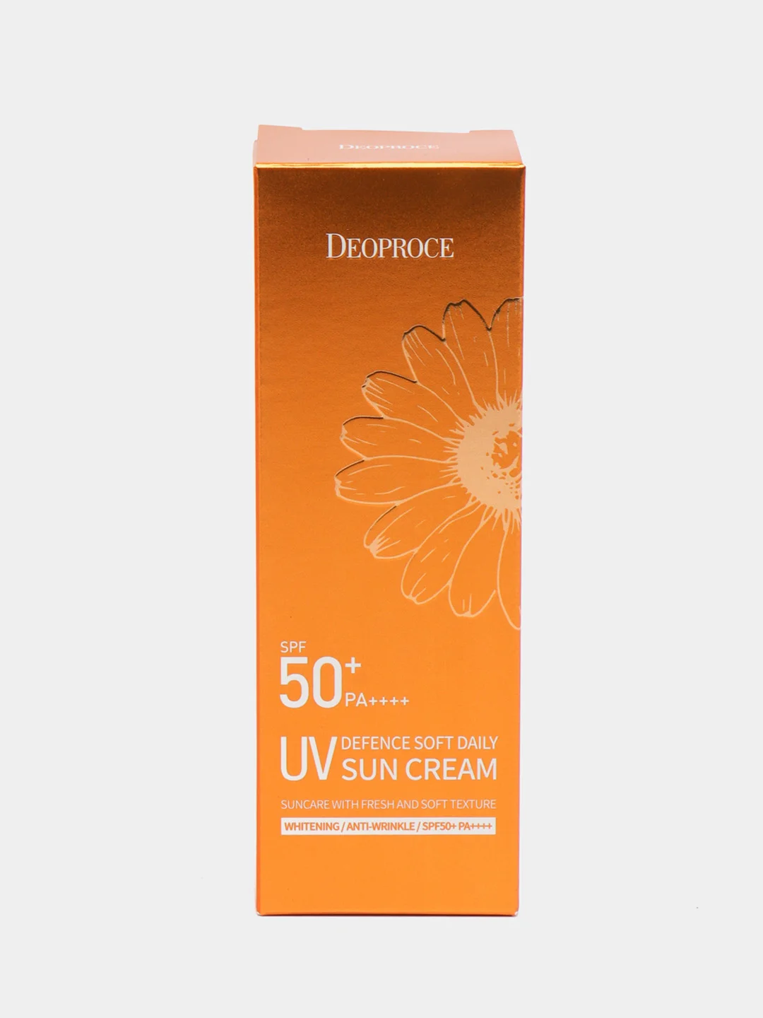 Мягкий ежедневный солнцезащитный крем Deoproce Uv Defence Soft Daily Sun Spf50+ Pa++++
