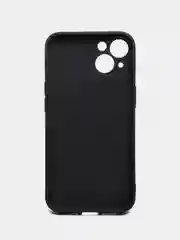 Черный чехол Silicone Case для iPhone 12, 12 Pro, Max, 12 mini, 13, 13 Pro, Max с защитой камеры