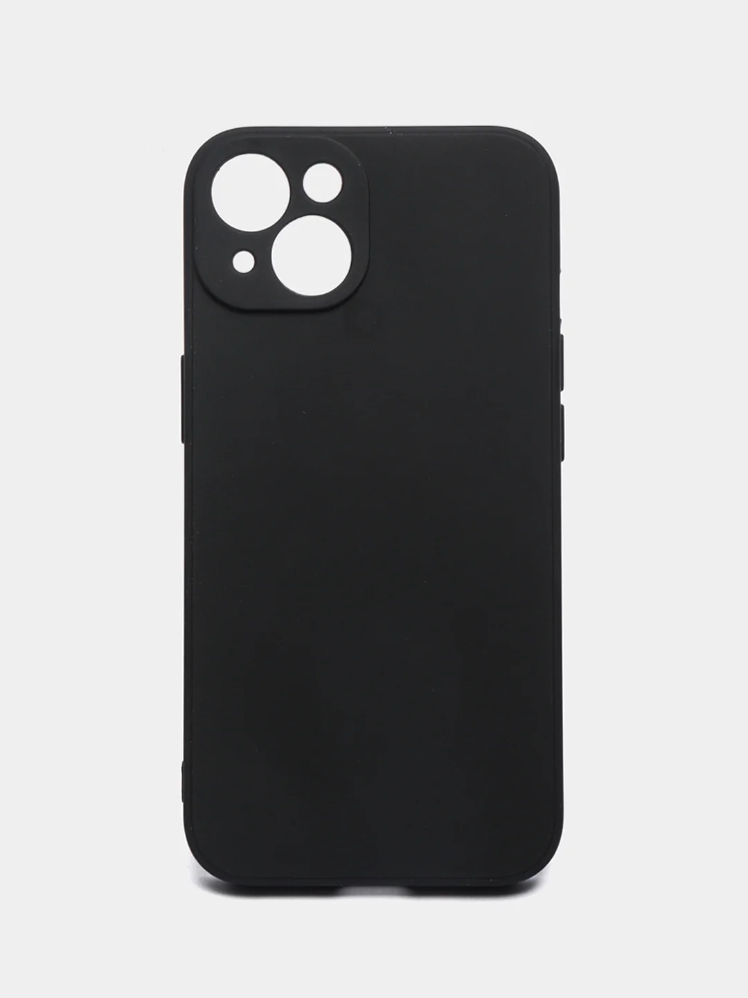 Черный чехол Silicone Case для iPhone 12, 12 Pro, Max, 12 mini, 13, 13 Pro, Max с защитой камеры
