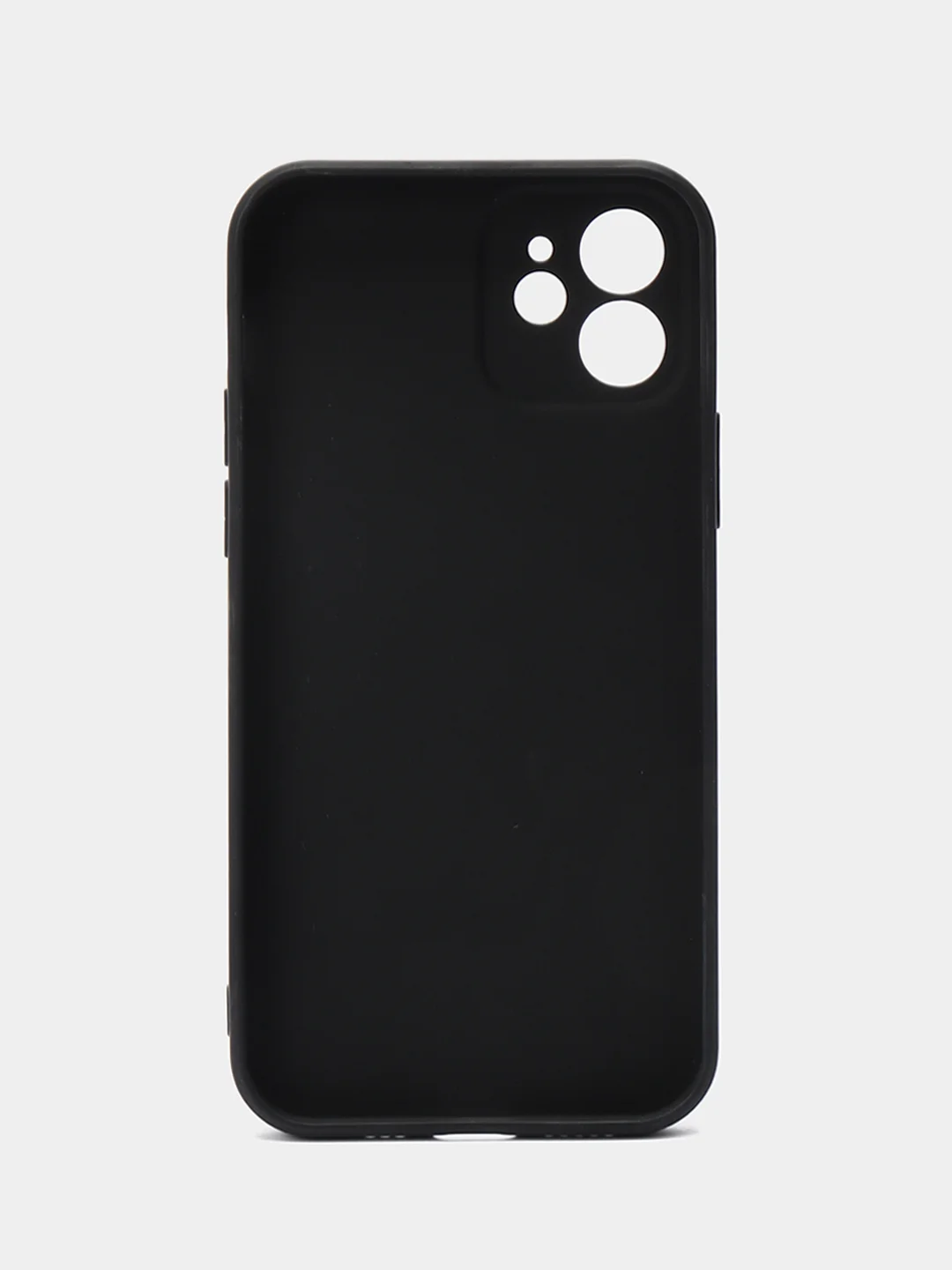 Черный чехол Silicone Case для iPhone 12, 12 Pro, Max, 12 mini, 13, 13 Pro, Max с защитой камеры