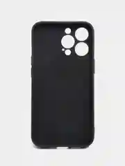 Черный чехол Silicone Case для iPhone 12, 12 Pro, Max, 12 mini, 13, 13 Pro, Max с защитой камеры
