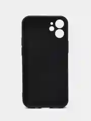 Черный чехол Silicone Case для iPhone 12, 12 Pro, Max, 12 mini, 13, 13 Pro, Max с защитой камеры