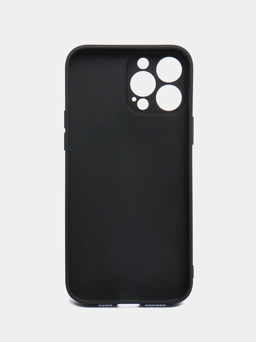 Черный чехол Silicone Case для iPhone 12, 12 Pro, Max, 12 mini, 13, 13 Pro, Max с защитой камеры