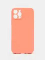 Коралловый чехол Silicone Case для iPhone 12, 12 Pro, Max, 12 mini, 13, 13 Pro, Max с защитой камеры