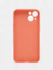Коралловый чехол Silicone Case для iPhone 12, 12 Pro, Max, 12 mini, 13, 13 Pro, Max с защитой камеры
