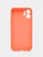 Коралловый чехол Silicone Case для iPhone 12, 12 Pro, Max, 12 mini, 13, 13 Pro, Max с защитой камеры