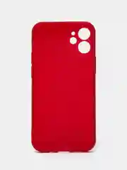 Багровый чехол Silicone Case для iPhone 12, 12 Pro, Max, 12 mini, 13, 13 Pro, Max с защитой камеры
