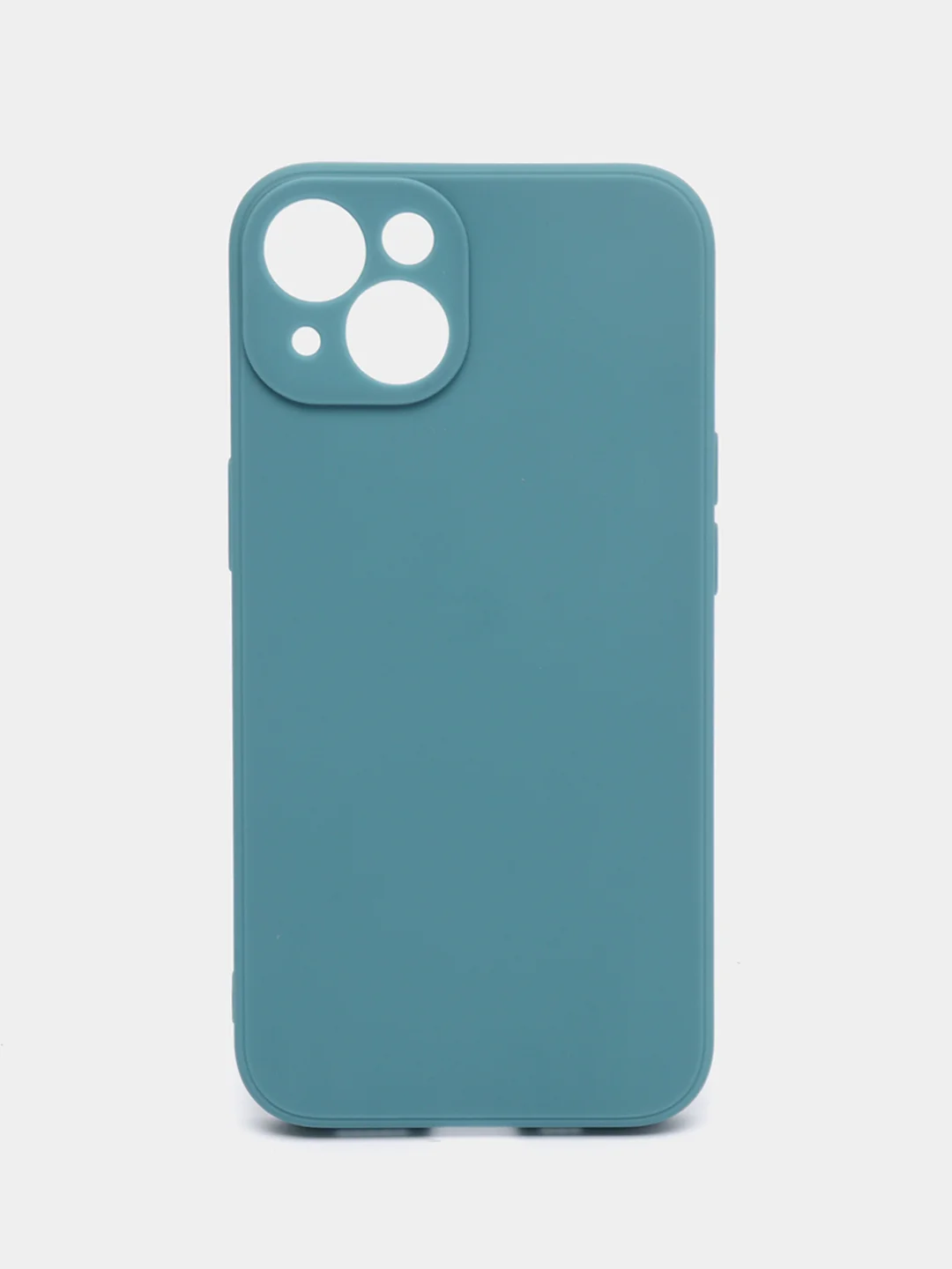 Бирюзовый чехол Silicone Case для iPhone 12, 12 Pro, Max, 12 mini, 13, 13 Pro, Max с защитой камеры