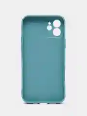 Бирюзовый чехол Silicone Case для iPhone 12, 12 Pro, Max, 12 mini, 13, 13 Pro, Max с защитой камеры