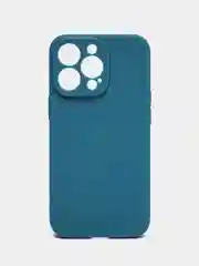 Бирюзовый чехол Silicone Case для iPhone 12, 12 Pro, Max, 12 mini, 13, 13 Pro, Max с защитой камеры