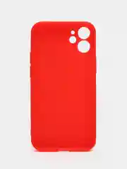 Красный чехол Silicone Case для iPhone 12, 12 Pro, Max, 12 mini, 13, 13 Pro, Max с защитой камеры