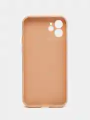 Бежевый чехол Silicone Case для iPhone 12, 12 Pro, Max, 12 mini, 13, 13 Pro, Max с защитой камеры
