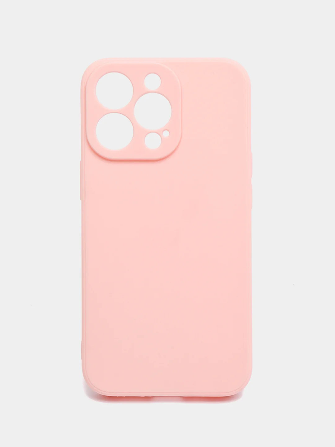 Розовый чехол Silicone Case для iPhone 12, 12 Pro, Max, 12 mini, 13, 13 Pro, Max с защитой камеры