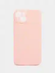 Розовый чехол Silicone Case для iPhone 12, 12 Pro, Max, 12 mini, 13, 13 Pro, Max с защитой камеры