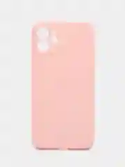 Розовый чехол Silicone Case для iPhone 12, 12 Pro, Max, 12 mini, 13, 13 Pro, Max с защитой камеры