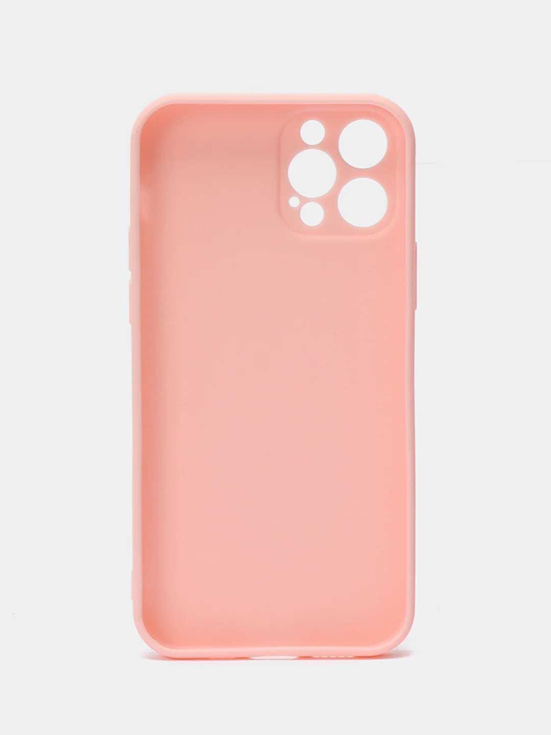 Розовый чехол Silicone Case для iPhone 12, 12 Pro, Max, 12 mini, 13, 13 Pro, Max с защитой камеры