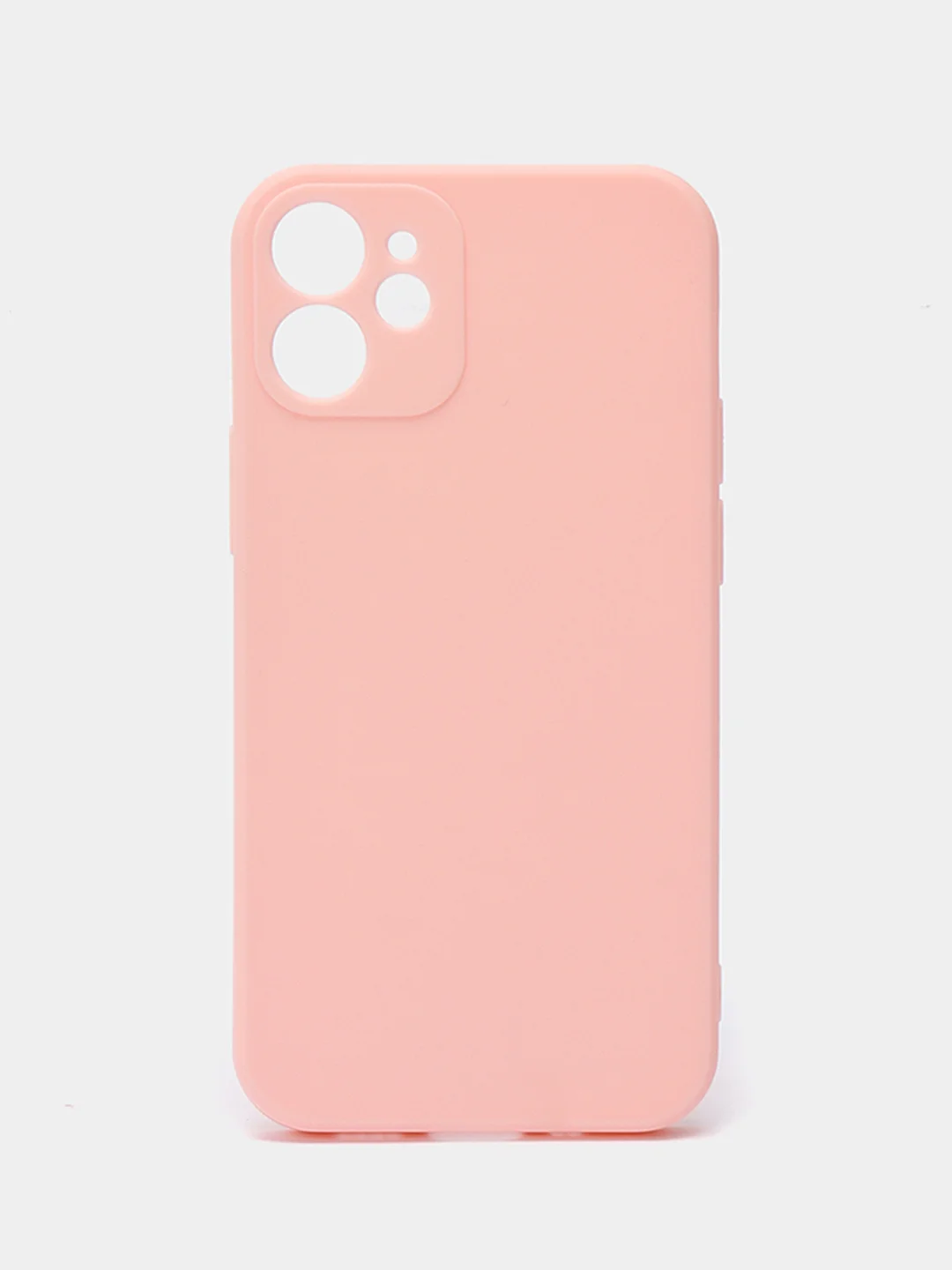 Розовый чехол Silicone Case для iPhone 12, 12 Pro, Max, 12 mini, 13, 13 Pro, Max с защитой камеры